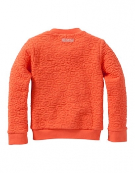Oilily gesteppter Sweat-Cardigan Homber coral orange ---nur noch Größe 104---