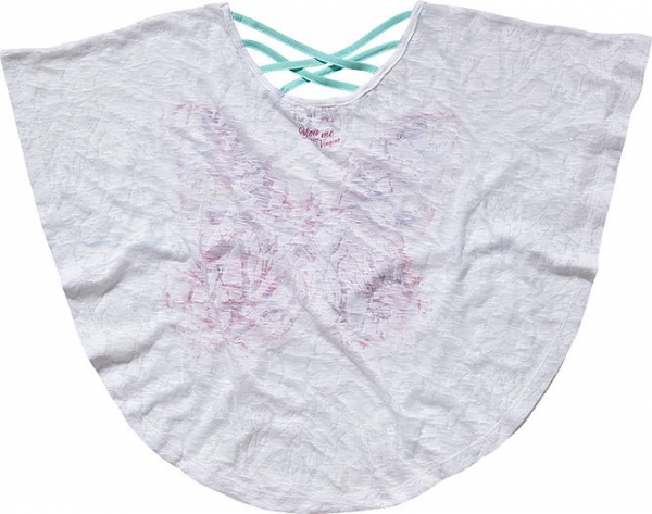 Vingino fancy flaired top Iriane real white ---size 6y left only---