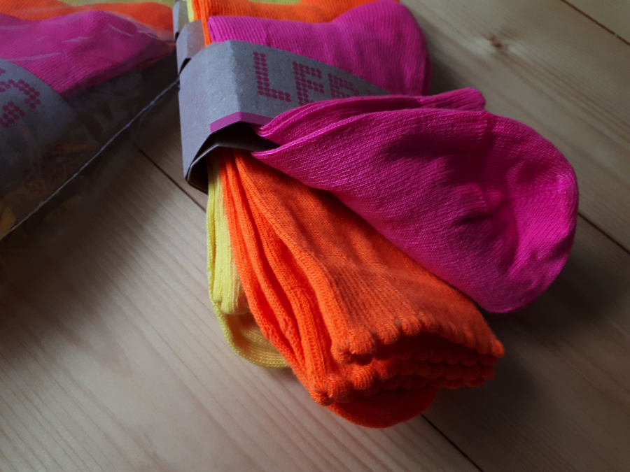 LeBig pack of 3 basic girl socks Billie multi
