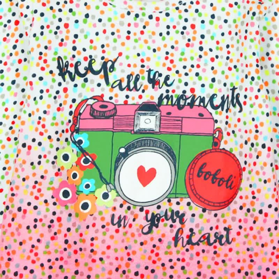 boboli baby girl "wild garden" longsleeve topitos