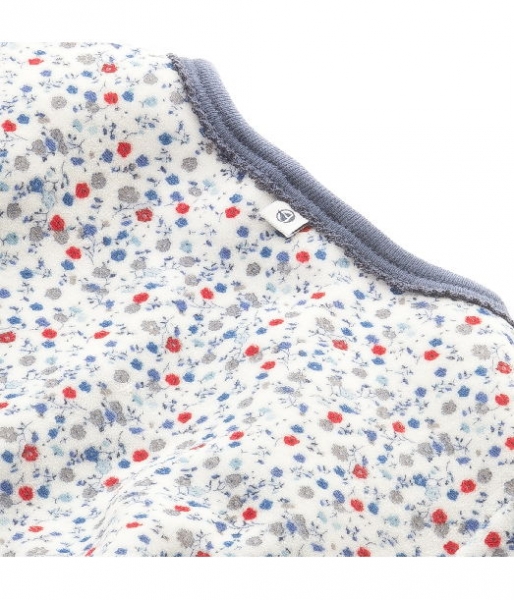 Petit Bateau girls 2pc velvet nightgown miami/lait ---size 6y left only---