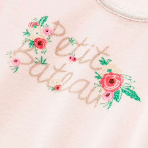 Petit Bateau girls velvet pyjama vienne