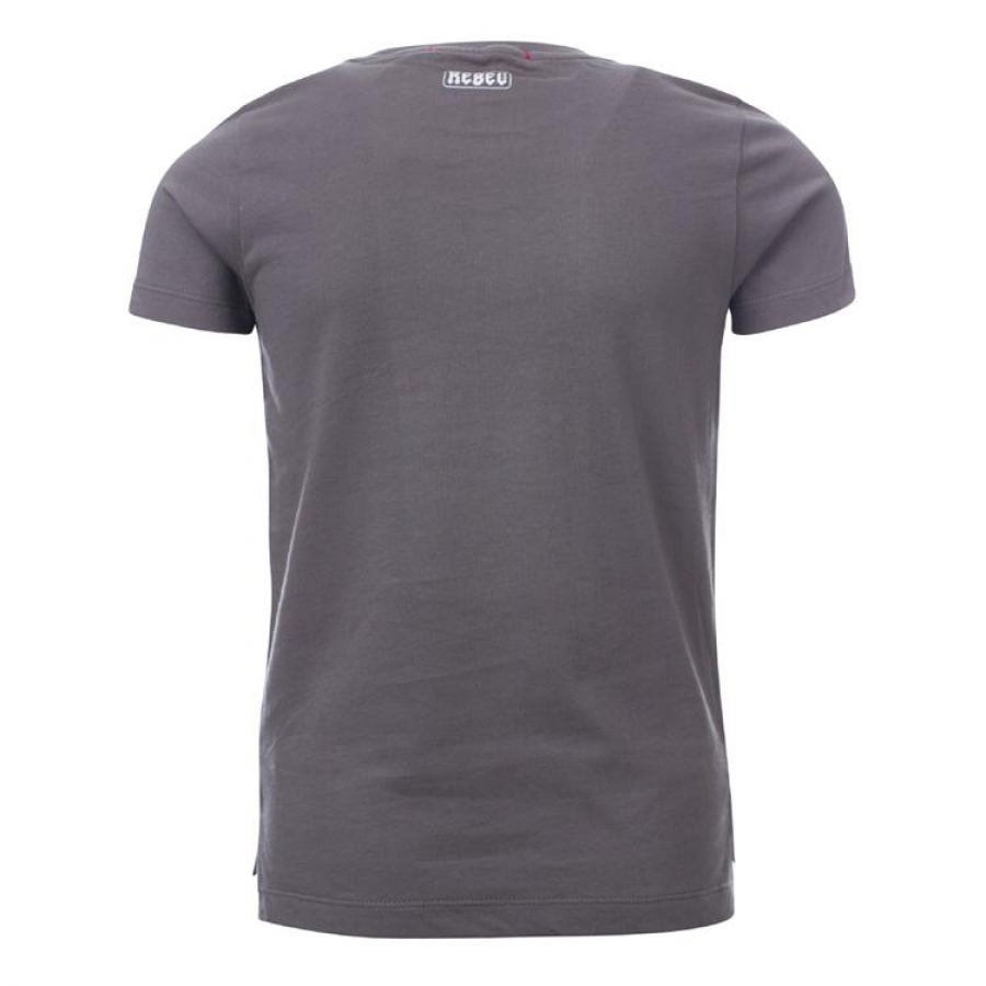 Blue Rebel spot on stamp printed t-shirt smoke