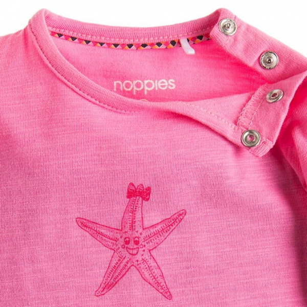 noppies baby girl Langarmshirt Laura cerise