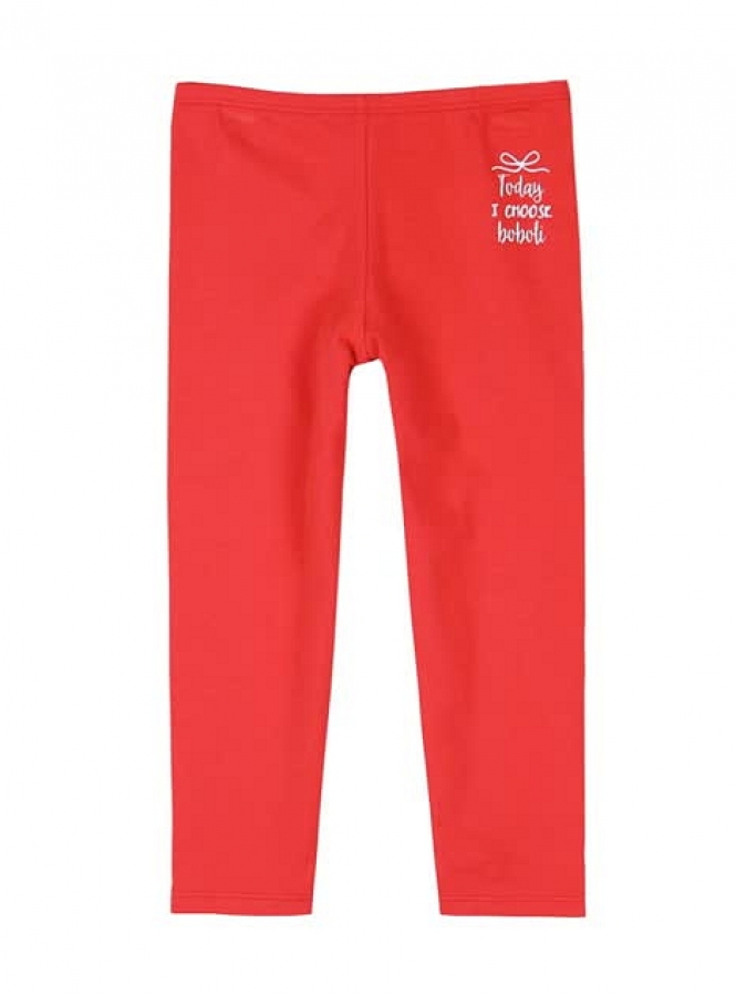 boboli kids girl basico Capri Leggings rojo