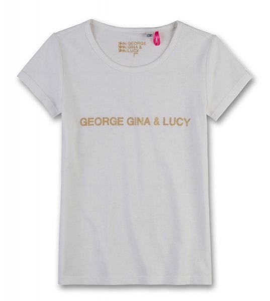 GEORGE GINA & LUCY girls basic t-shirt ivory