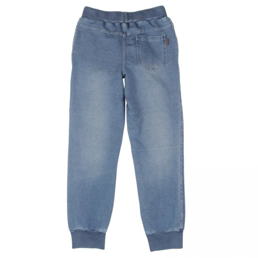 boboli kids boy "Virtual Cuba" jogg-denim pants bleach