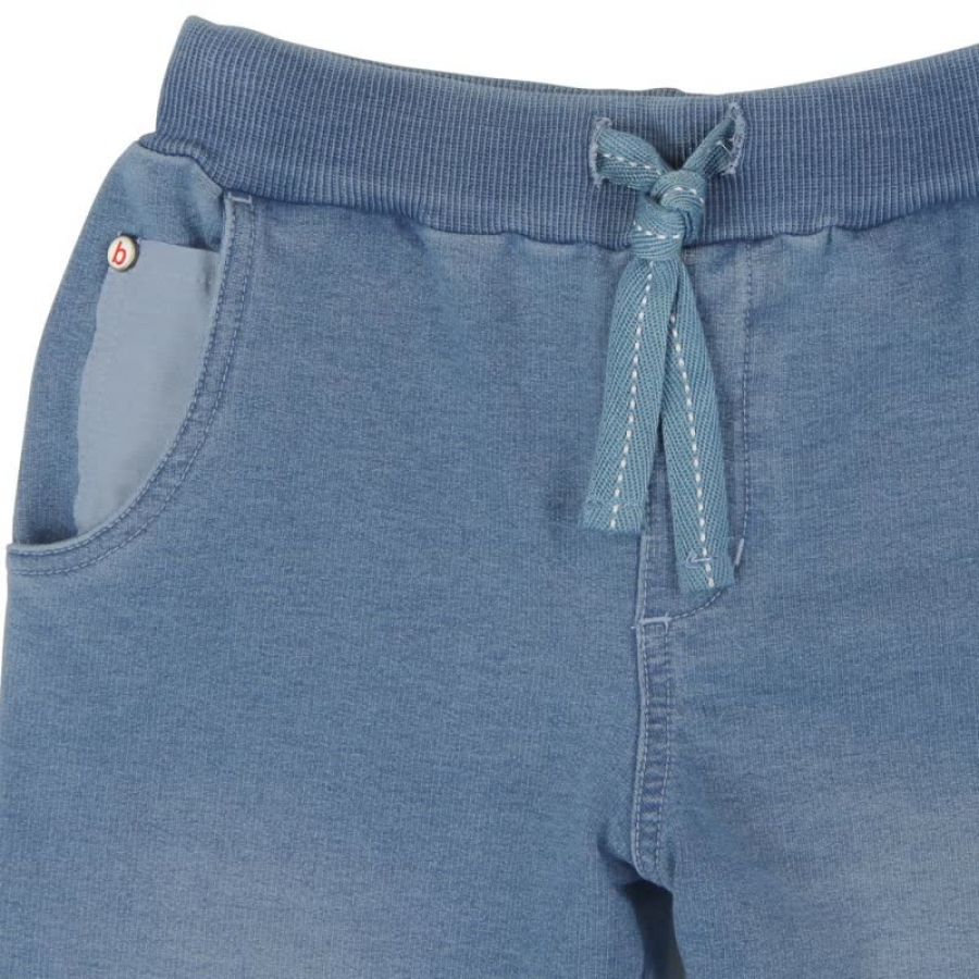 boboli kids boy "Virtual Cuba" jogg-denim pants bleach