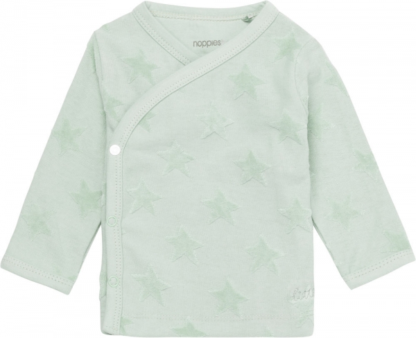 noppies baby wrap-sweatshirt Arvada grey mint ---NEW-