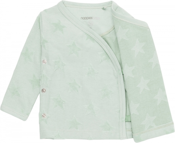 noppies baby wrap-sweatshirt Arvada grey mint ---NEW-