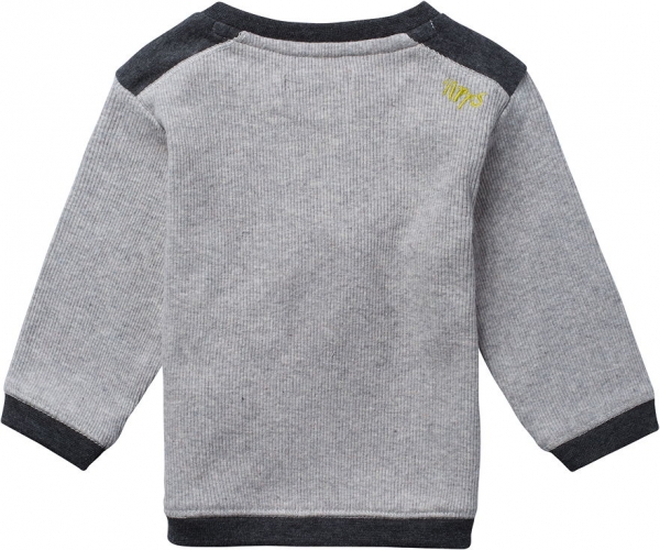 noppies baby boy Langarmshirt Columbia light grey melange