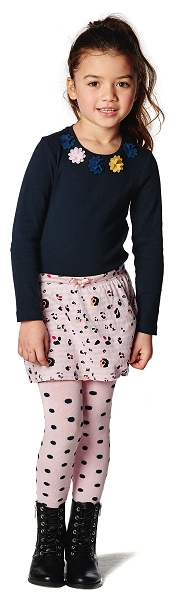 noppies kids girl rib longsleeve Ankeny dark blue