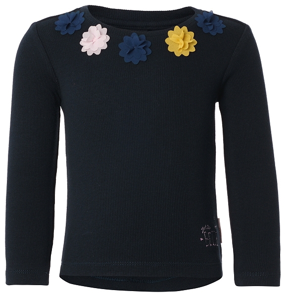 noppies kids girl rib longsleeve Ankeny dark blue