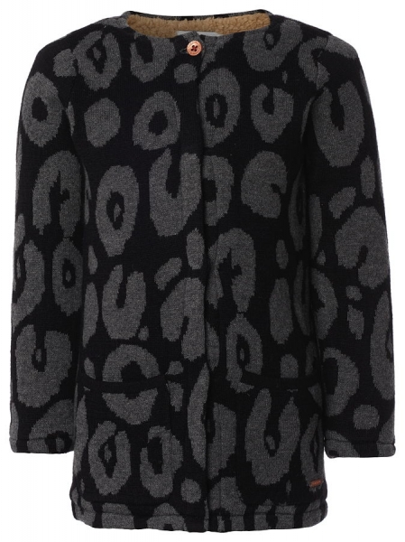 noppies kids girl Strickjacke Altadena charcoal melange