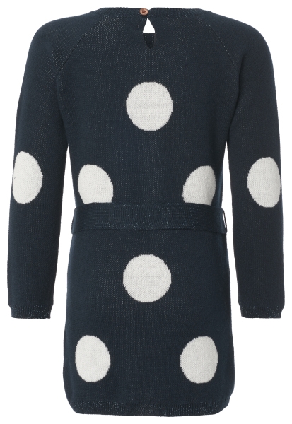 noppies kids girl knitted dress Amesbury dark blue