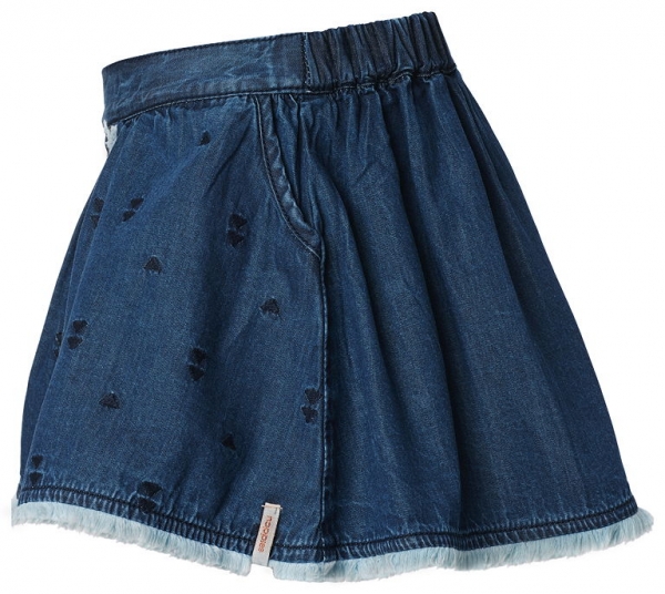 noppies kids girl woven skirt Alamosa mid blue