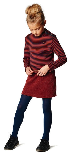 noppies kids girl stripy longsleeve Bountiful dark blue