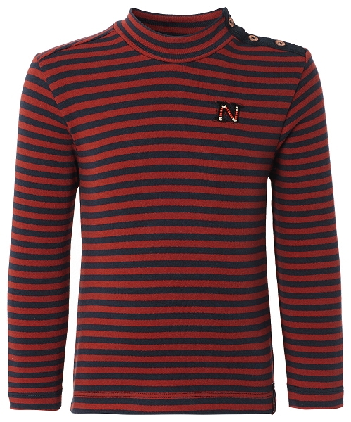 noppies kids girl stripy longsleeve Bountiful dark blue