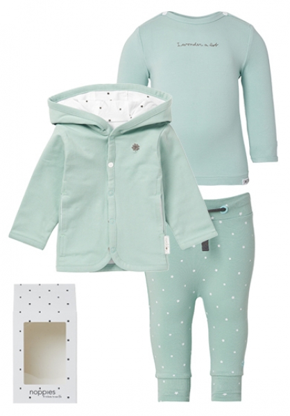 noppies baby Geschenkpack luxe grey mint ---nur noch Größe 62---