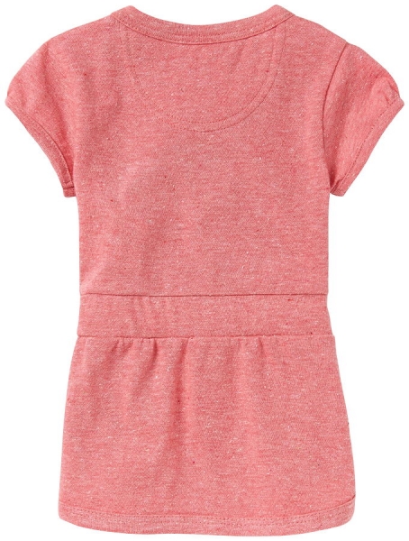 noppies baby girl short sleeved dress Florence bright pink