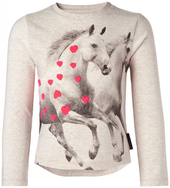noppies kids girl Langarmshirt Gatesvile off white melange