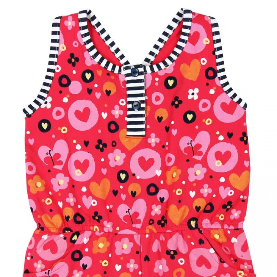 boboli baby girl "Forever Summer" jumpsuit estampado