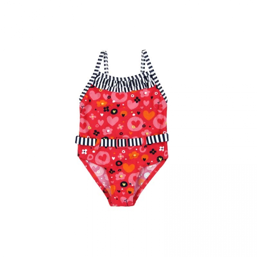 boboli baby girl "Forever Summer" bathing suit/swimwear estampado