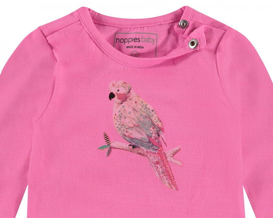 noppies baby girl Langarmshirt Kenova pink melange