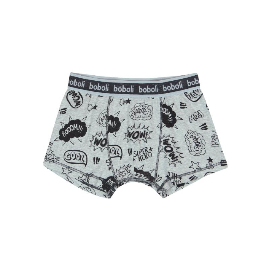 boboli underwear boys Dreierpack Boxershorts "Super Hero" grau