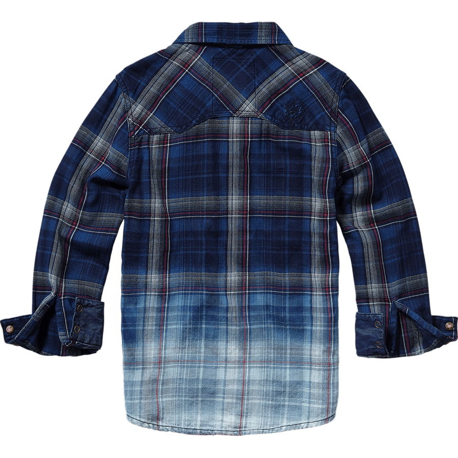 Vingino work wear shirt Levanio red check ---size 6y left only---