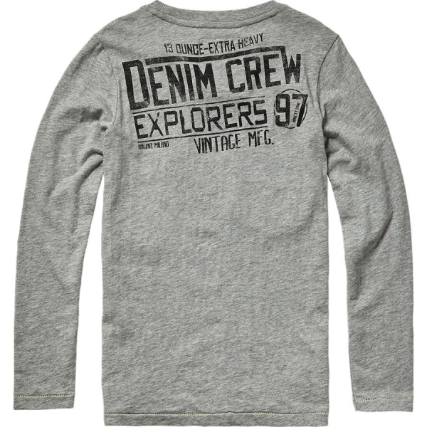 Vingino longsleeve Jedy "Denim Crew" grey melee