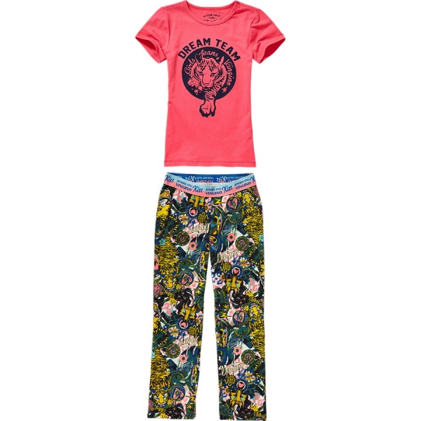 Vingino 2pc sleepwear/pyjama Wizzy multicolor old yellow