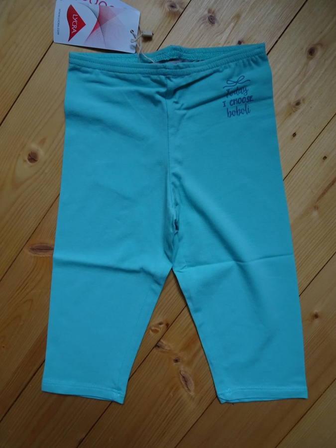 Boboli Kids Girls Basico Capri Leggings baby blue