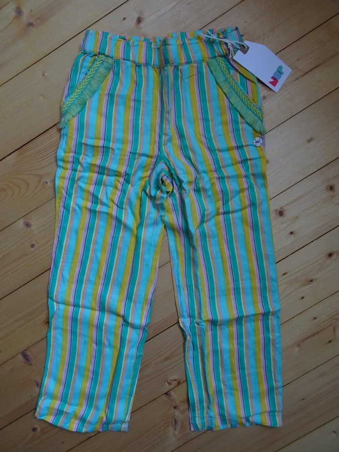 NOP girls gestreifte Culotte Bluefield pacific