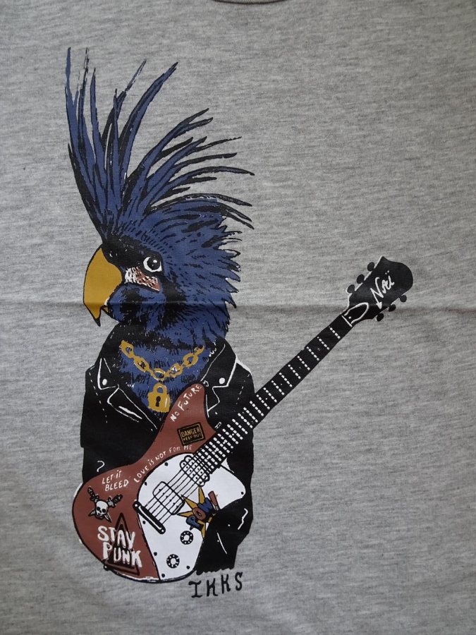 IKKS garcon Plein Été T-Shirt gris chine