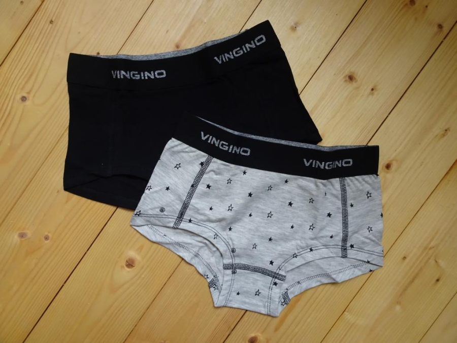 Vingino 2-pack hipster/shorties Ilona grey melee