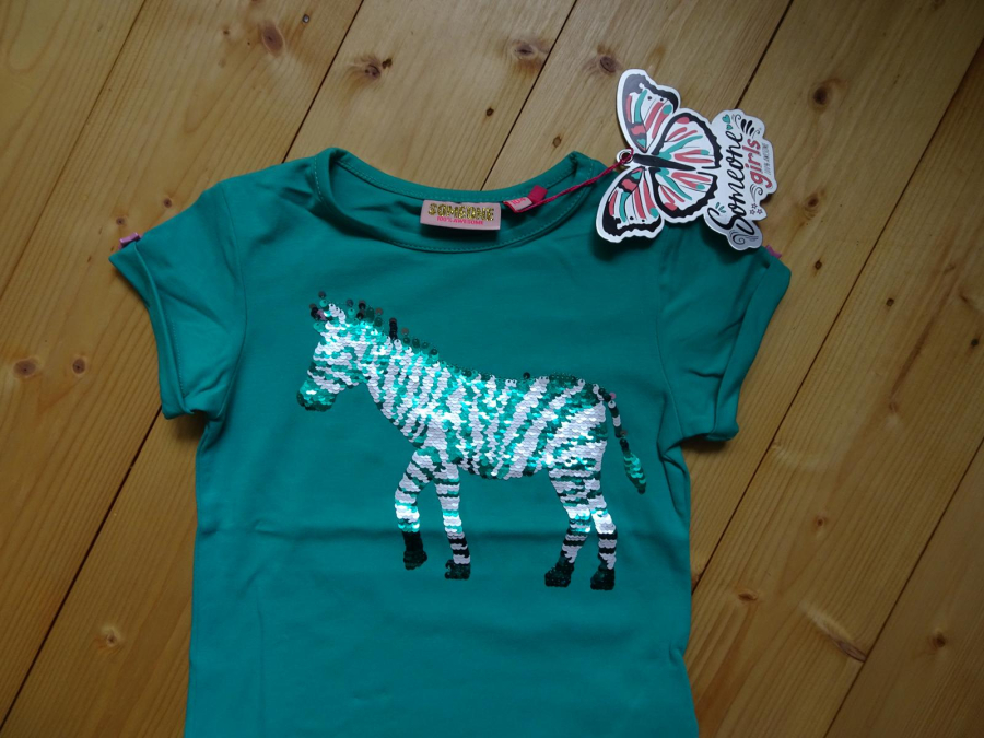 Someone Zebra T-Shirt Zaia dark mint