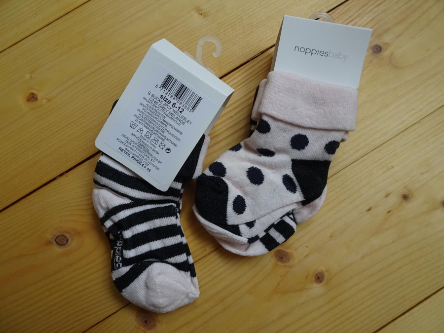 noppies baby girl Doppelpack Söckchen Wellesley grey melange