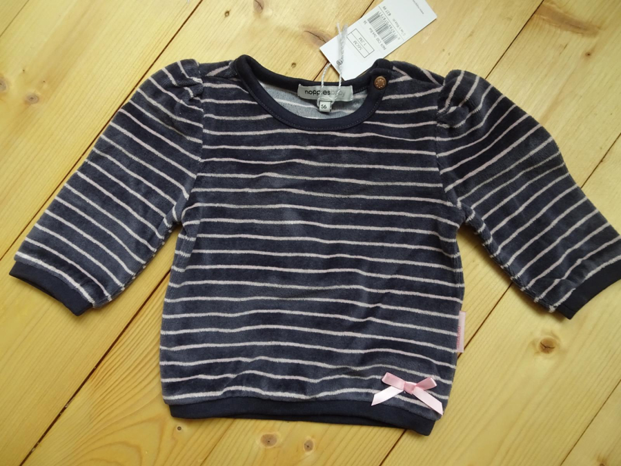 noppies baby girl nicki longsleeve Vince stripe dark blue