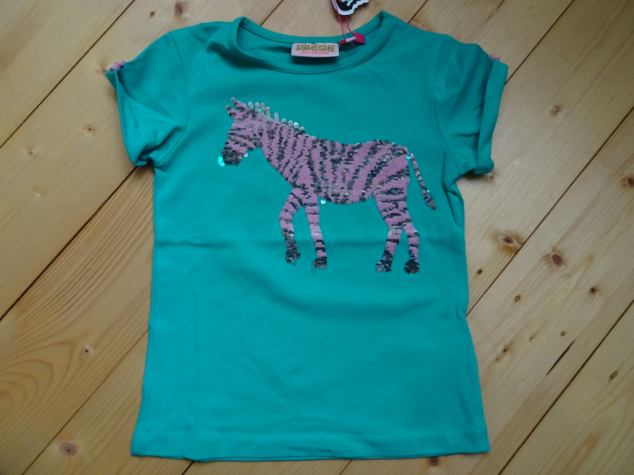 Someone Zebra T-Shirt Zaia dark mint