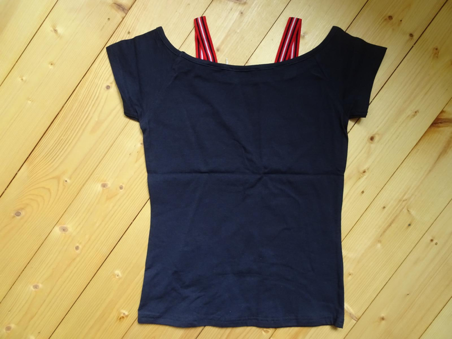 Geisha paradise t-shirt navy/red