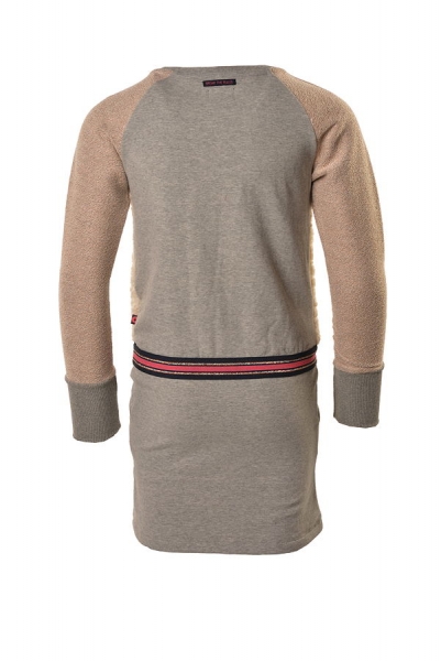 Like FLO teddy sweatdress grey melee