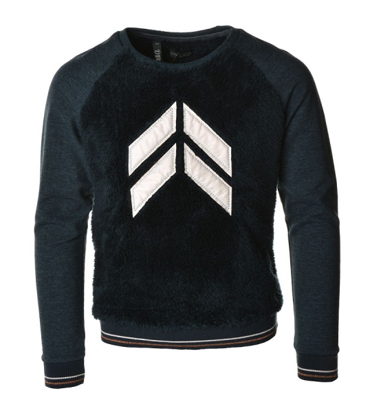 Like FLO teddy sweatshirt petrol melee