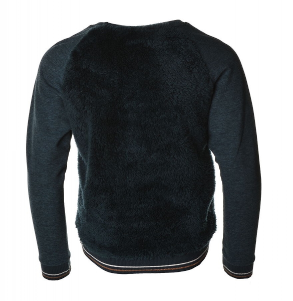 Like FLO teddy sweatshirt petrol melee