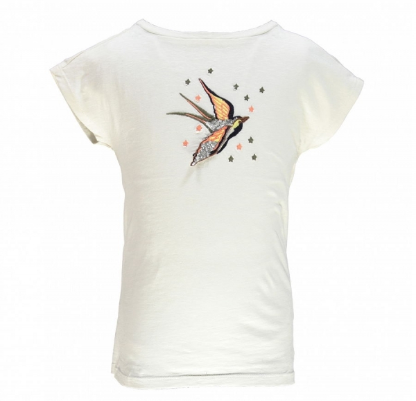 Like FLO t-shirt "swallow" ivory
