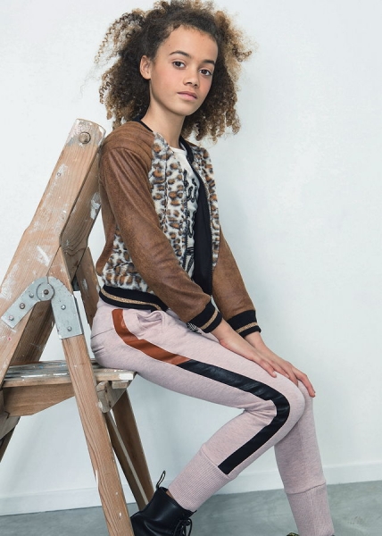 Like FLO sweatpants powder pink melee