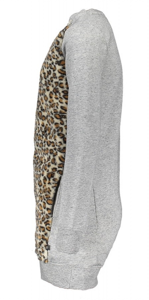 Like FLO teddy sweatdress grey spikkel