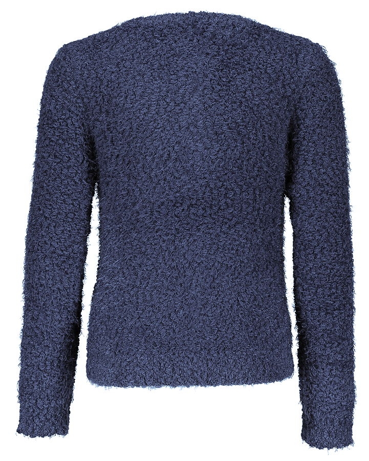 Like FLO knitted boucle cardigan navy
