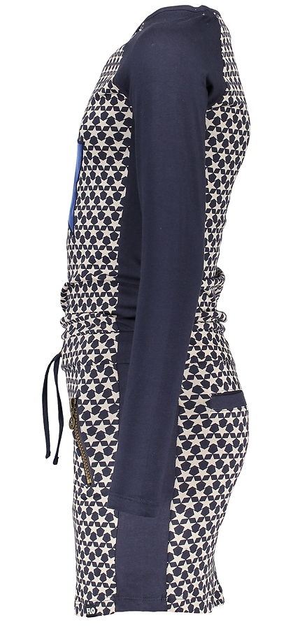 Like FLO longsleeved jerseydress "star" navy