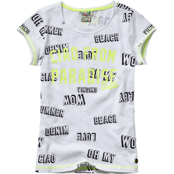 Vingino high summer T-Shirt Heidien real white